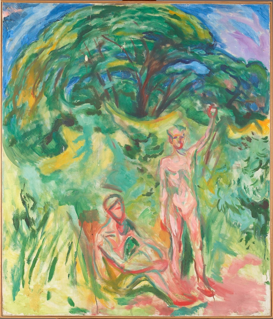 Naked Men In The Woods By Edvard Munch Useum