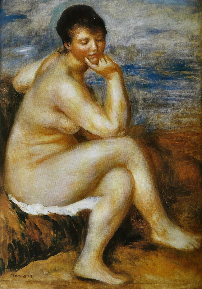 Bather With A Rock Auguste Renoir Artwork On USEUM