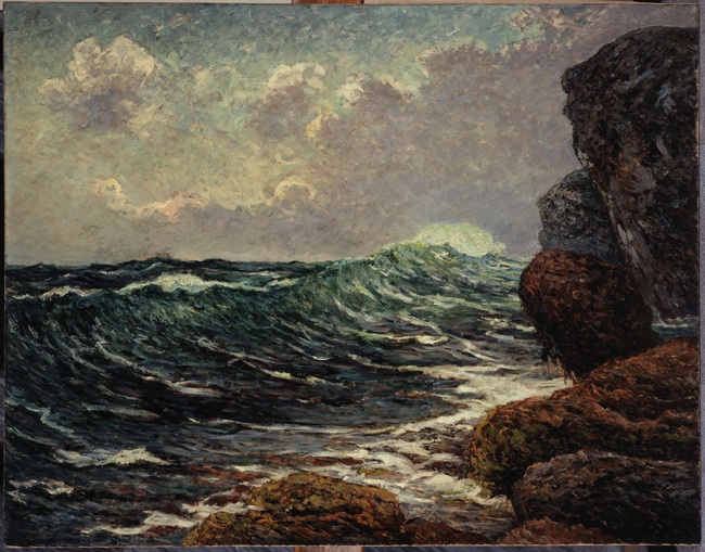 La Mar E Montante Port Blanc Maxime Maufra Artwork On Useum