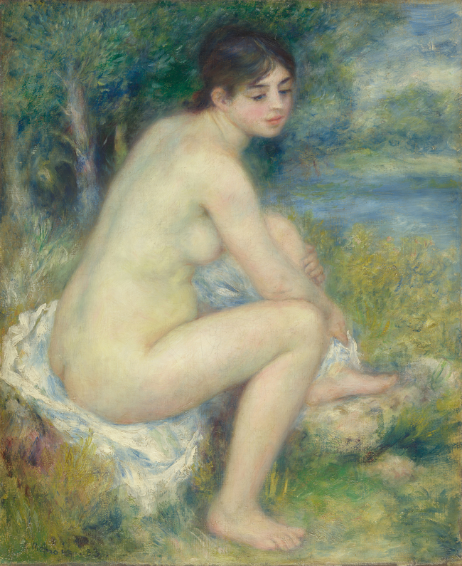 Naked Woman In A Landscape Auguste Renoir Artwork On USEUM