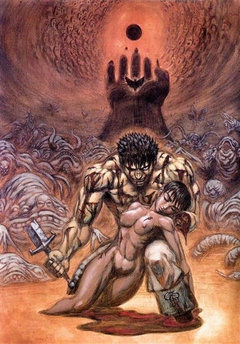 Berserk Ink Art Kentaro Miura Artwork On Useum