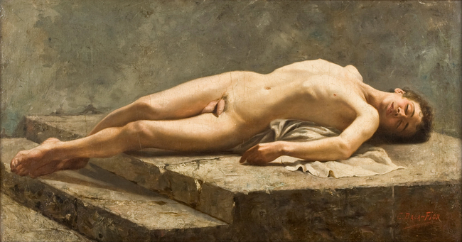 Reclining Nude Carlos Baca Flor Artwork On Useum