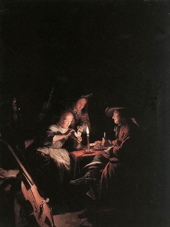 A Card-party by Candlelight