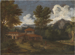 A Classical Landscape by Unknown Artist