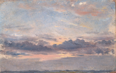 A Cloud Study, Sunset by John Constable