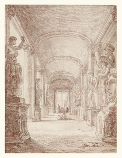 A Draftsman in the Capitoline Gallery