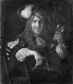 A Merry Gentleman by Frans van Mieris the Elder