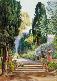 A View of the Botanic Garden, Teneriffe by Marianne North