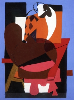 Abstraction with a Palette by Arshile Gorky