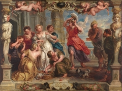 Achilles discovered by Ulysses among the daughters of Lycomedes