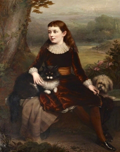 Alice Frances Theodora Wythes, Marchioness of Bristol (1875-1957) as a Young Girl