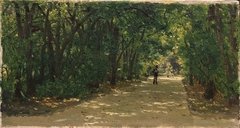 Аллея в парке by Ilya Repin