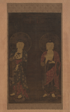 Amitabha and Kshitigarba by Anonymous