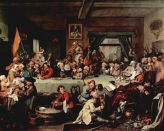 An Election Entertainment by William Hogarth
