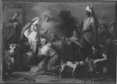 Anbetung der Könige by Jacopo Amigoni