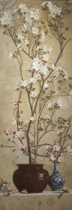 Azaleas and Apple Blossoms by Charles Caryl Coleman