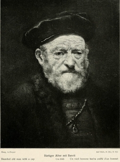 Bearded Old Man with a Cap