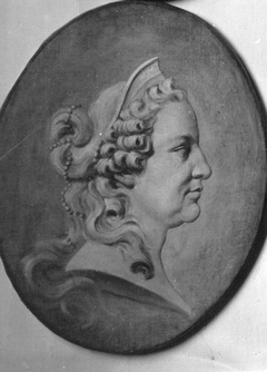 Bildnis der Kurfürstin Elisabeth Auguste von der Pfalz, Gemahlin des Kurfürsten Karl Theodor by Franz Anton von Leydensdorff