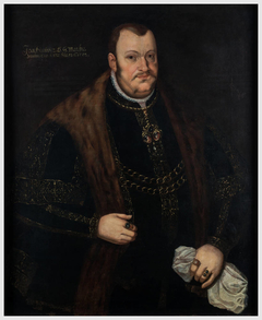 Bildnis Kurfürst Joachim II. von Brandenburg by Giovanni Battista Perini