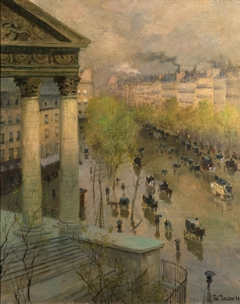 Boulevard de la Madeleine in Paris by Frits Thaulow