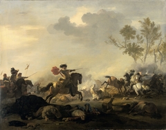 Cavalry attack by Jan van Huchtenburgh