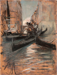 Channel in Venice by Giovanni Boldini