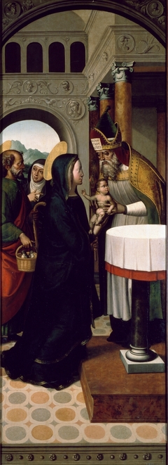 Christ presented in the Temple by Juan Correa de Vivar
