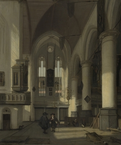 Church interior by Emanuel de Witte