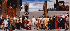 Cimabue's Celebrated Madonna by Frederic Leighton