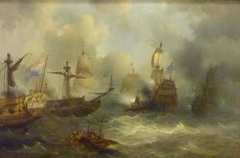 Combat naval by François Musin