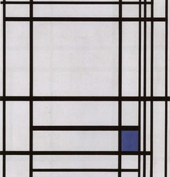 Composition de lignes et couleur: III by Piet Mondrian