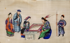 Eastern Scene. Board Game by Anonymous