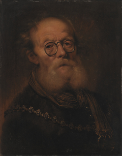 En gammel mand. Allegorisk fremstilling af synet by Karel van Mander III