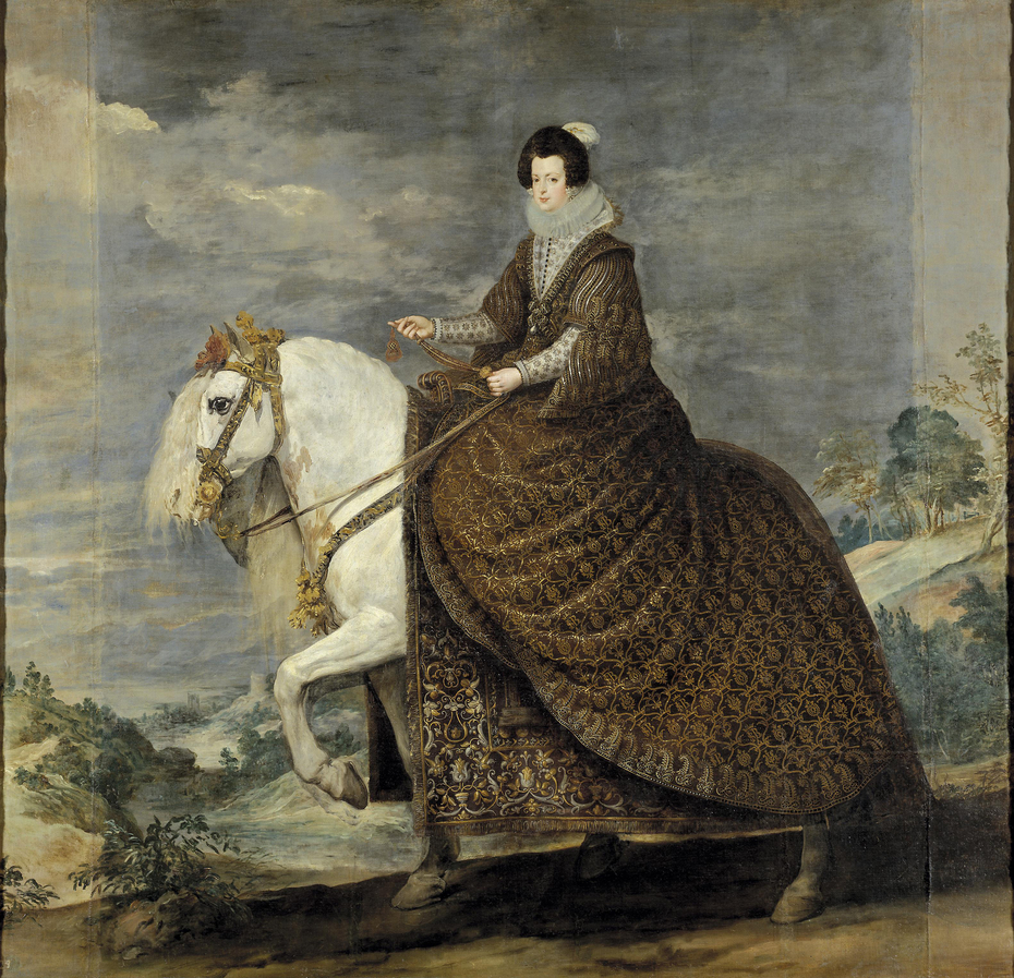Equestrian Portrait of Elisabeth of France