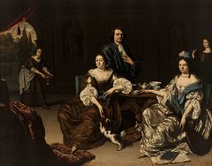 Family meeting by Willem van Mieris