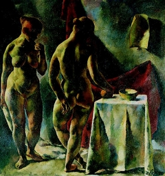 Female Nudes by Vilmos Aba-Novák