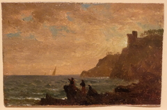 Figures along the Coast of Italy by Albert Bierstadt