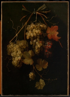 Garland of  grapes by Frans van Everbroeck