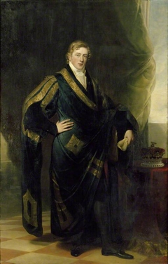 George John Frederick Sackville, 4th Duke of Dorset (1793-1815) in Academic Robes by George Sanders