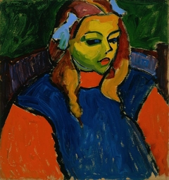 Girl with the Green Face