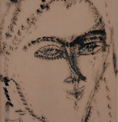 Head of a Woman. Kiki? by Amedeo Modigliani