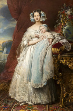 Hélène-Louise, princesse de Mecklenbourg, duchesse d'Orléans (1814-1858) by Franz Xaver Winterhalter