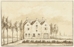 Het Huis te Kessel bij 's Hertogenbosch by Abraham Rademaker