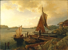 In the Archipelago by Hans Gude