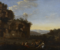 Italian Landscape with Figures