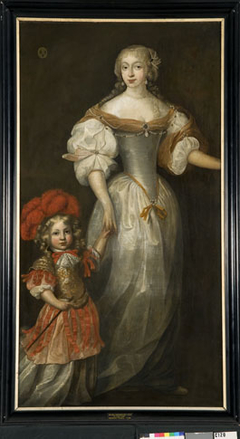 Jacoba Graswinkel and her son  François Fagel by follower of Jan de Baen