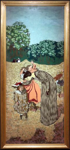 Jardins publics : l'interrogatoire by Édouard Vuillard