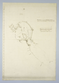 Kaart van Saldanhabaai, met een deel van de kust by Unknown Artist