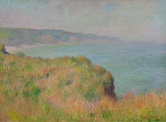 Kante der Steilküste bei Pourville by Claude Monet