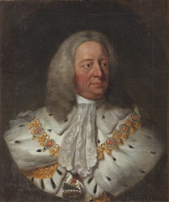 King George II (1683–1760), wearing Garter Robes by Anonymous